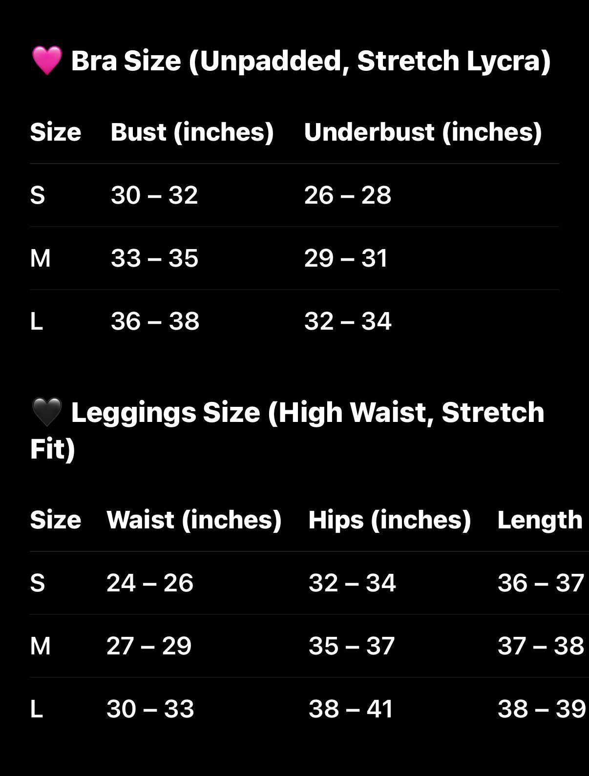 Jet Black Activewear Set