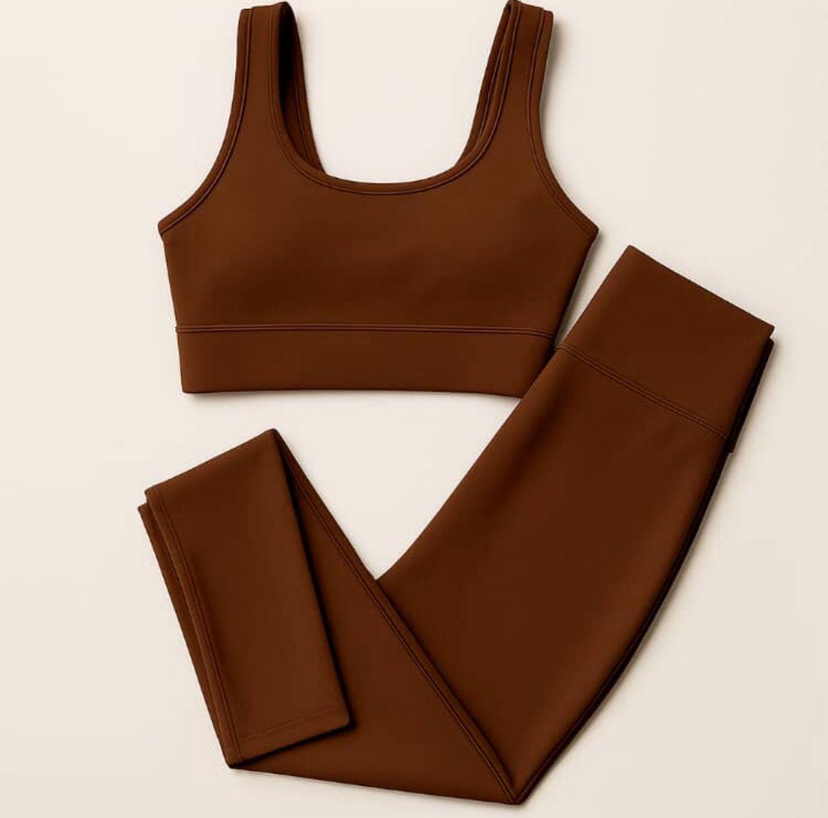 Coffee Mocha Activewear Set