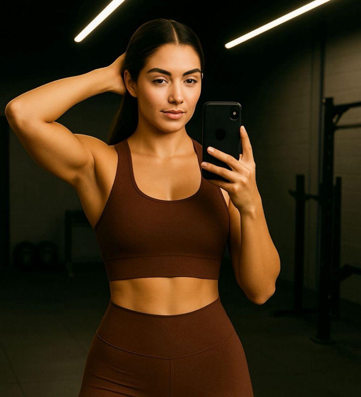 Coffee Mocha Activewear Set